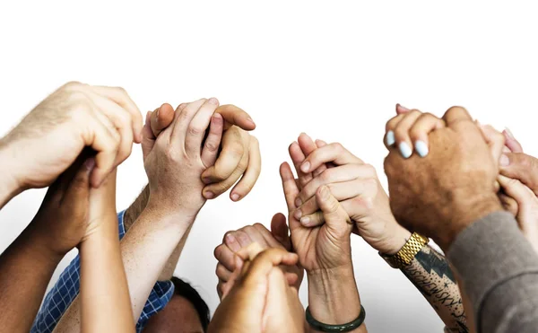 People Hands Together — Stock Photo, Image