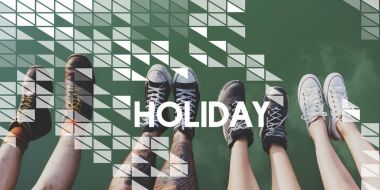 bacakları Yeşil Göl üzerinde dört çift 