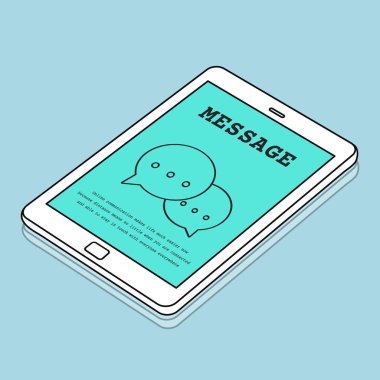 Web tasarım şablonu dijital tablet