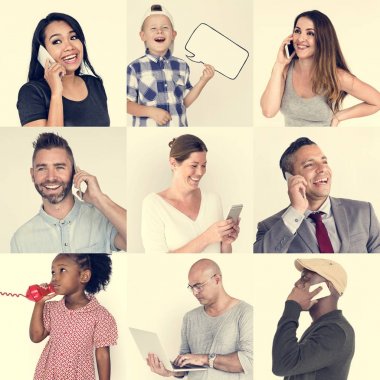 farklı iletişim teknolojileri kullanan kişiler 