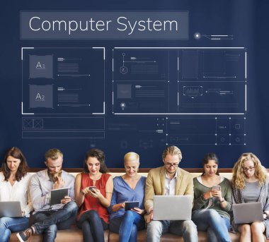 Dijital aygıtlar kullanan insanlar