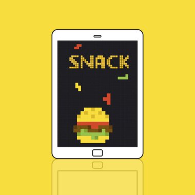 Web tasarım şablonu dijital tablet