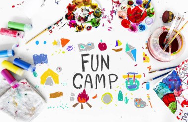 Sanat ve renkli boya