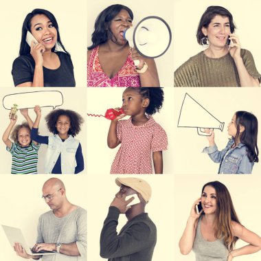 farklı iletişim teknolojileri kullanan kişiler 