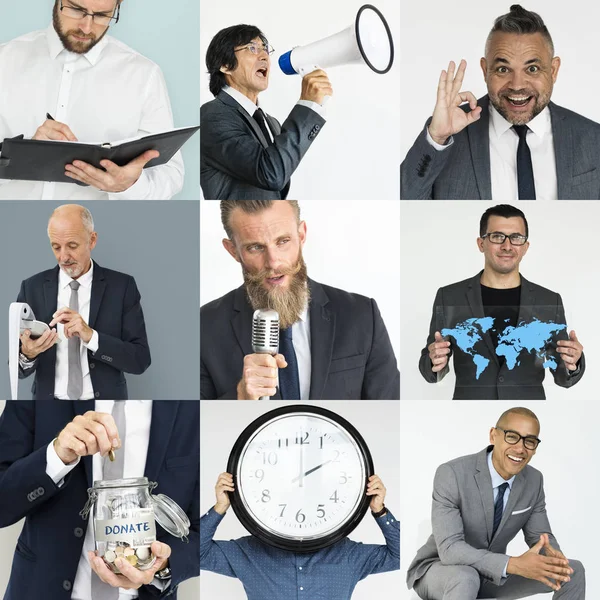 Diversidade de empresários que trabalham — Fotografia de Stock