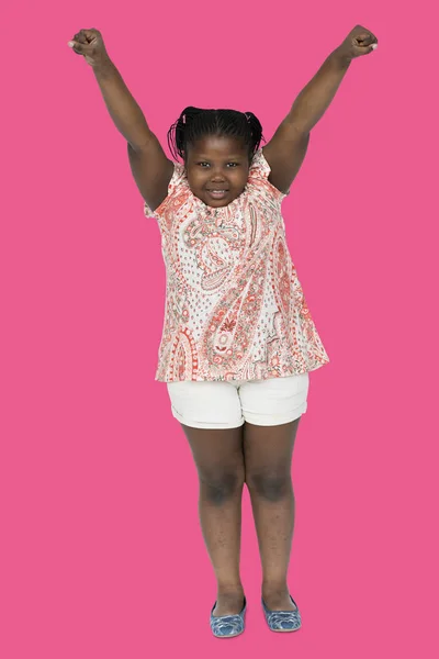 Engraçada menina africana — Fotografia de Stock