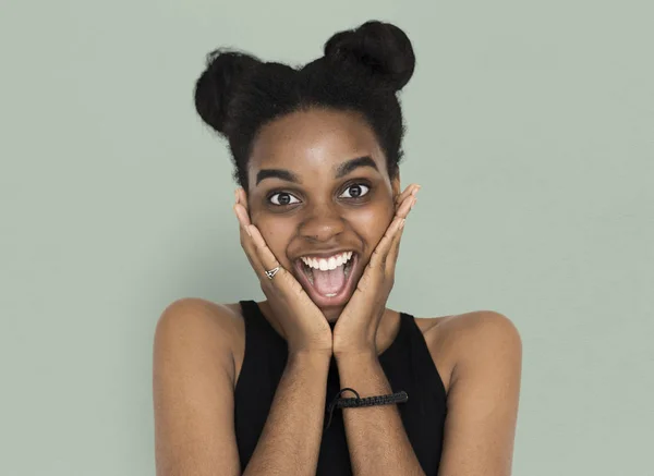 African american teen girl. — Stock Photo, Image