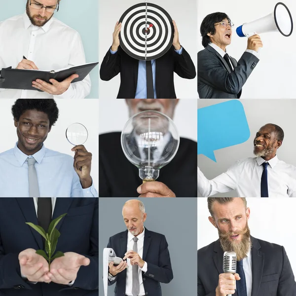 작업 비즈니스 사람들의 다양성 — 스톡 사진