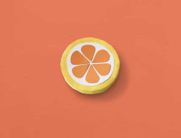 Citrus orange skiva — Stockfoto
