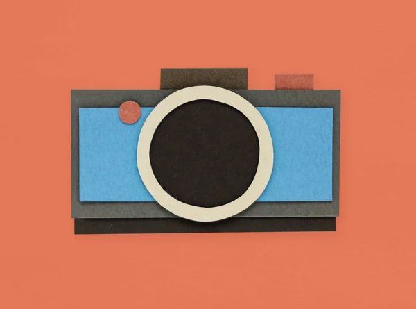 Vintage kamera simgesi — Stok fotoğraf
