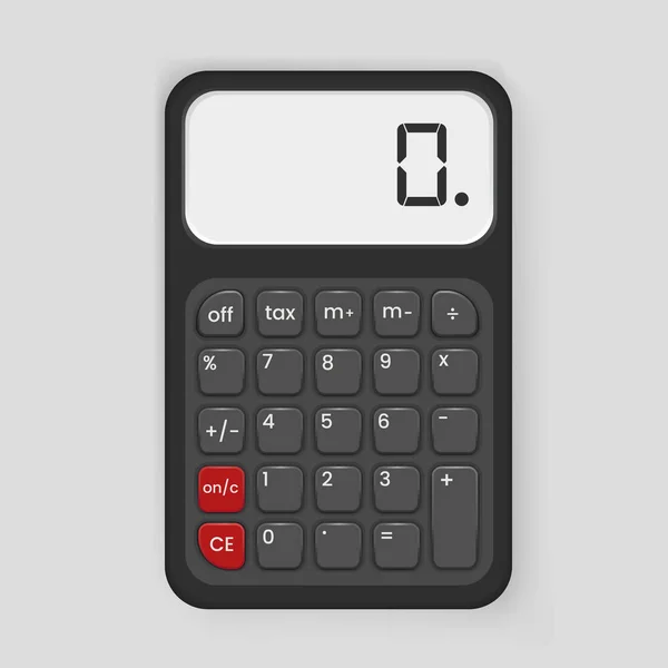 Цифровой Калькулятор с кнопками — стоковый вектор
