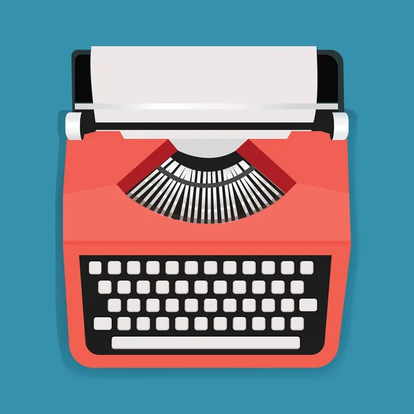 复古打字机机 — 图库矢量图片