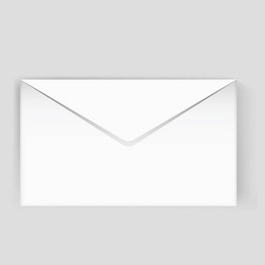 Beyaz mektup zarfı