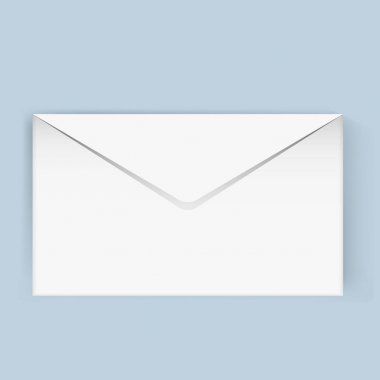 Beyaz mektup zarfı