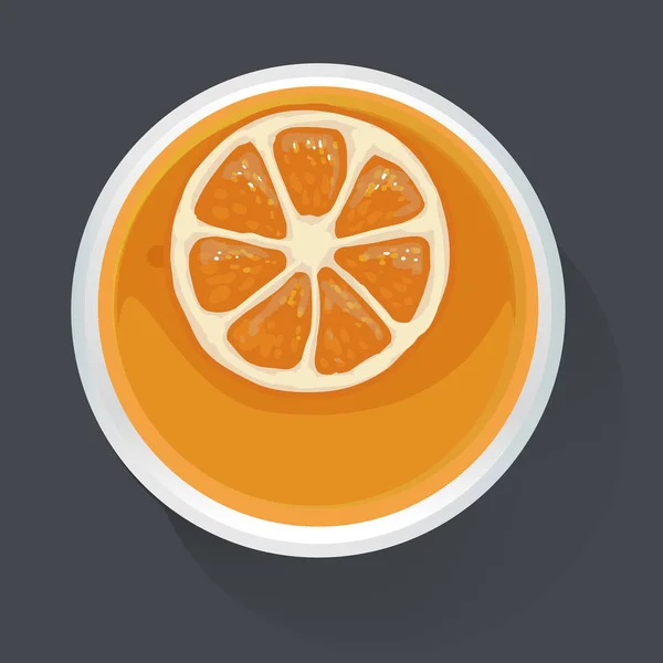 Lédús narancs üveg — Stock Vector