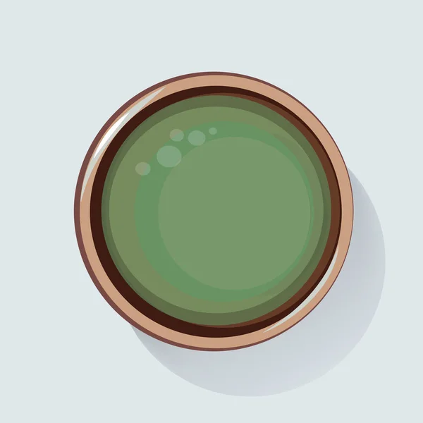 Gezonde groene thee — Stockvector