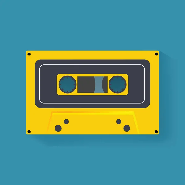 Retro cassetteband — Stockvector