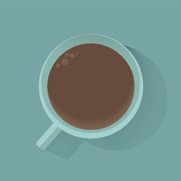 Morgenkaffee in Tasse — Stockvektor