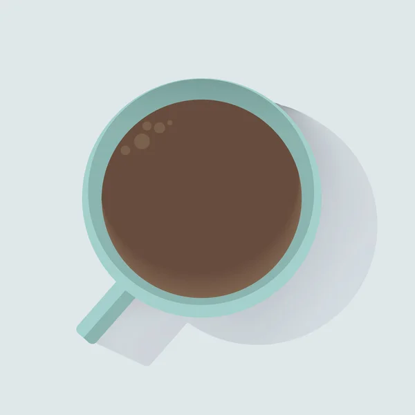 Morgenkaffee in Tasse — Stockvektor