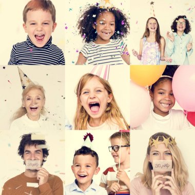 etnik insanlar eğleniyor