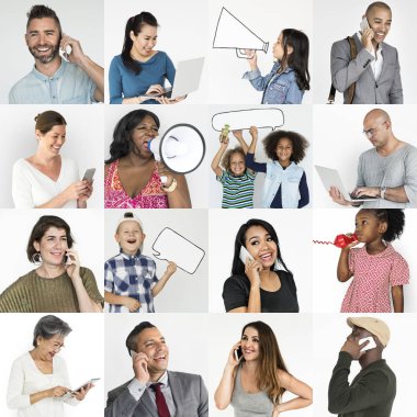 farklı iletişim teknolojileri kullanan kişiler 