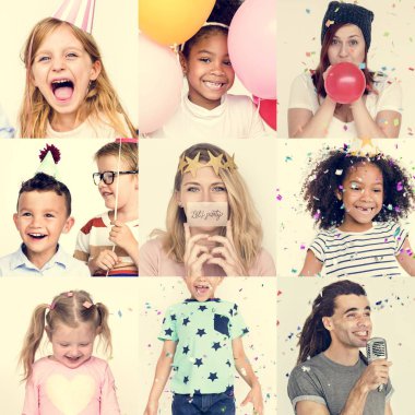 etnik insanlar eğleniyor