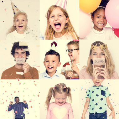 etnik insanlar eğleniyor