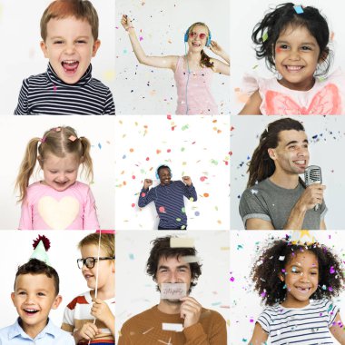 etnik insanlar eğleniyor