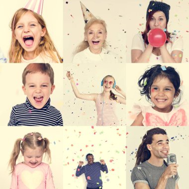 etnik insanlar eğleniyor