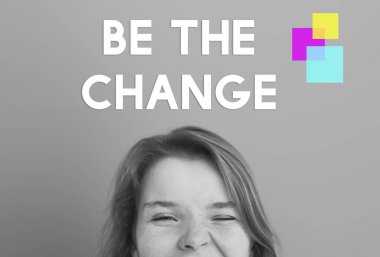 komik surat ifadesi ile kız