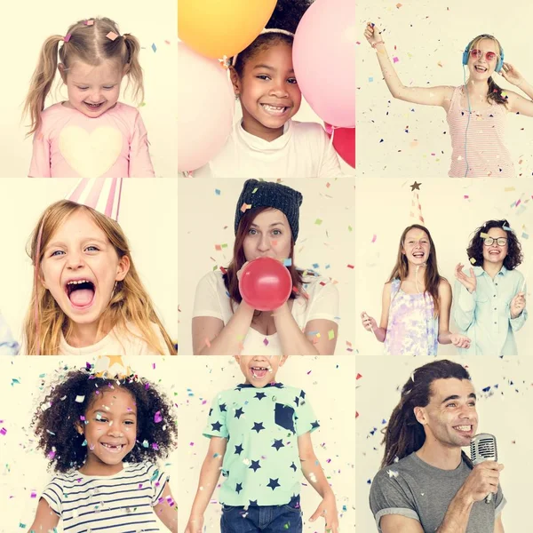 insanlar yüz ifadeleri ile gülüyor