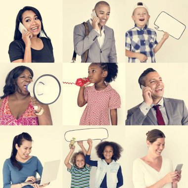 farklı iletişim teknolojileri kullanan kişiler 