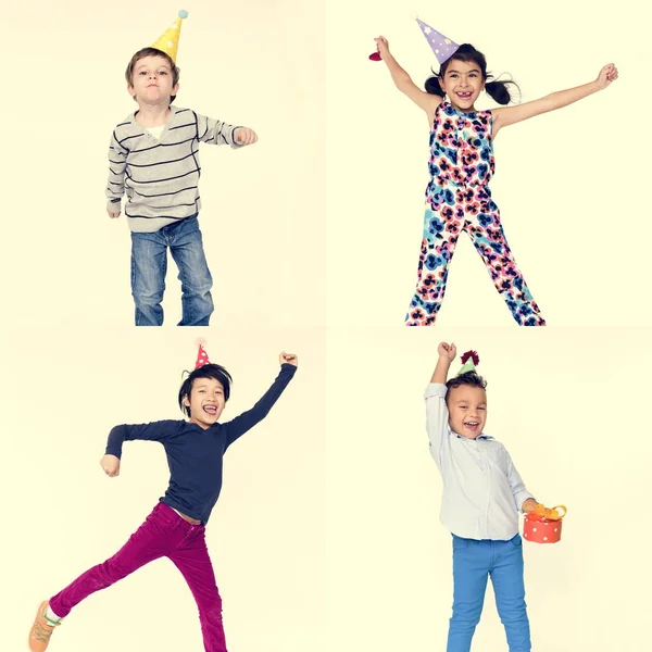 Speelse diversiteit Kids — Stockfoto