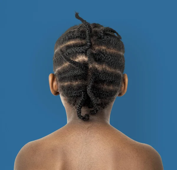 African kid with hairstyle — Stock Photo, Image