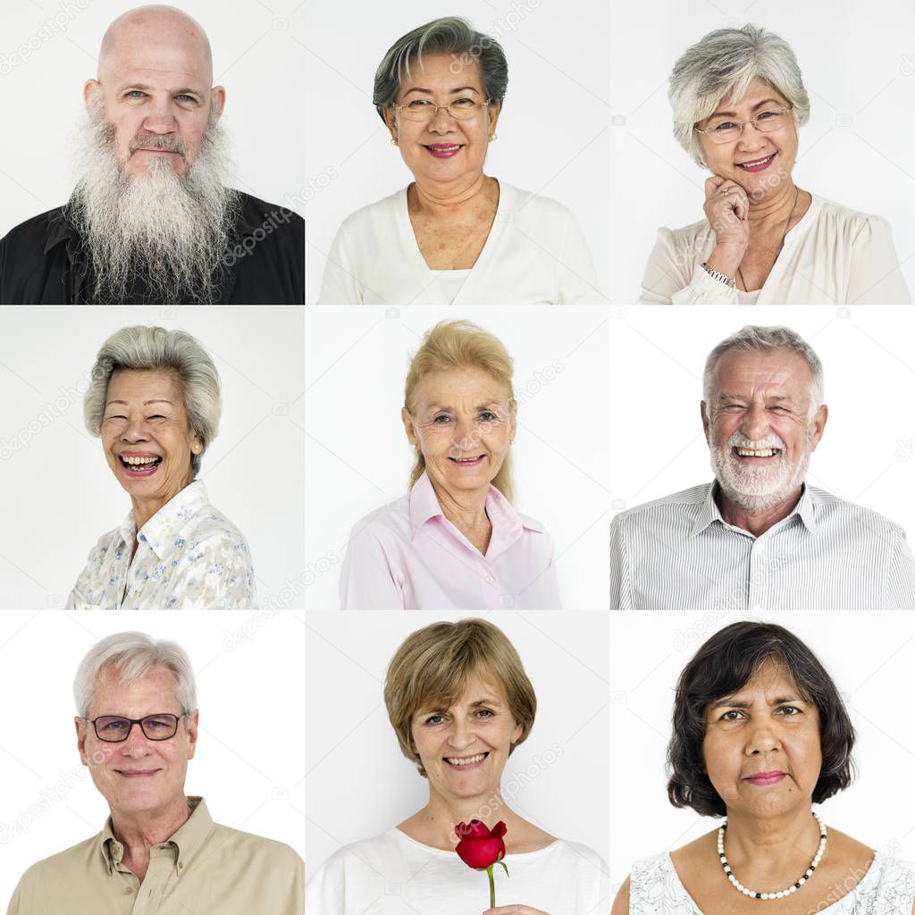 Set of Diversity Senior People