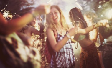 arkadaşlar tatil dans etkinlik eğlence