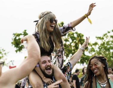 Müzik Festivali zevk insanlar