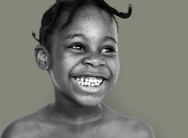 美丽的非洲裔美国女孩 — 图库照片