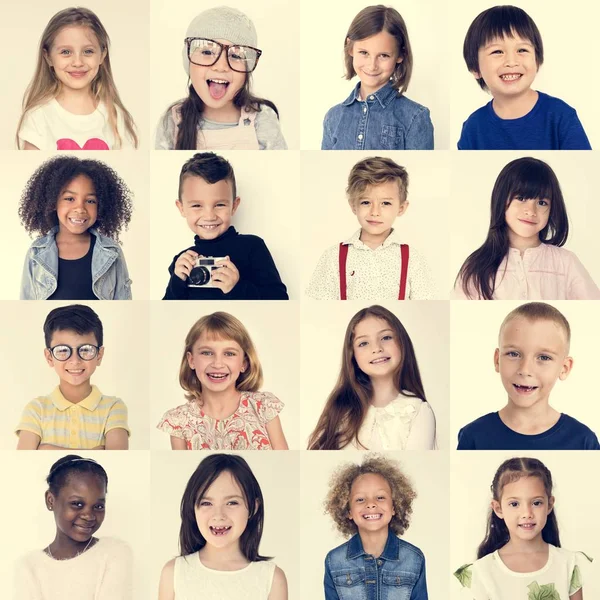 Anak-anak multikultural yang menawan — Stok Foto