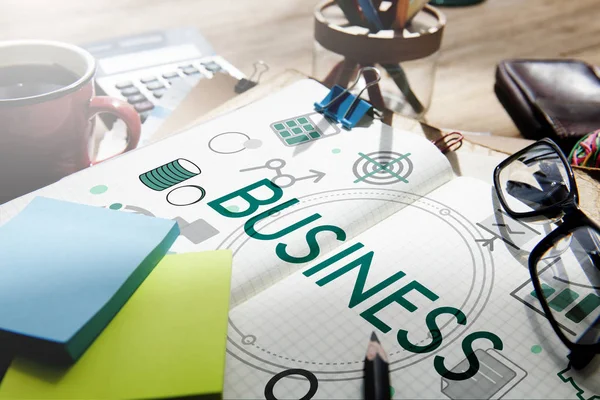 Working place table — Stock Photo, Image