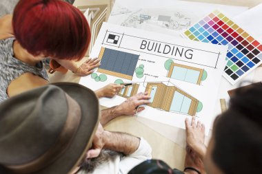 Yaratıcı insanlar yeni proje çalışma