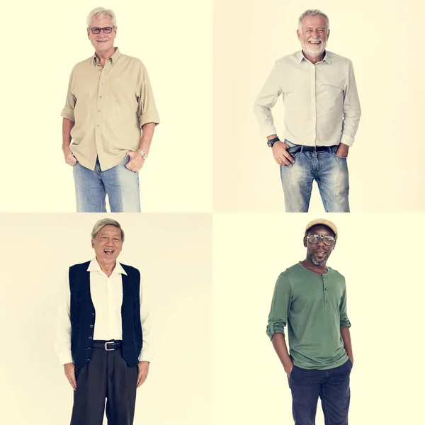 Diversidad hombres mayores —  Fotos de Stock