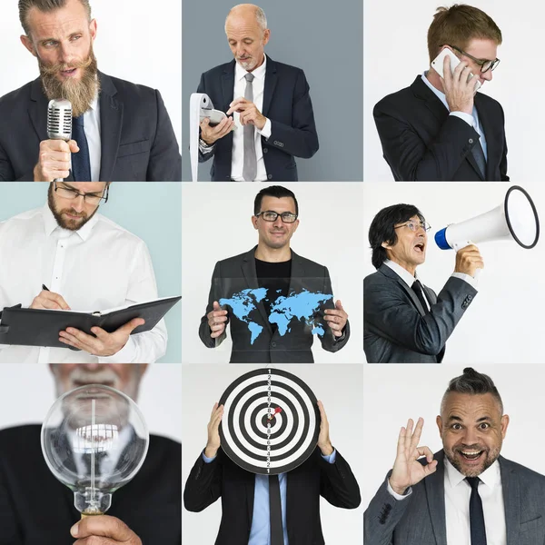 Diversidad de hombres de negocios que trabajan —  Fotos de Stock
