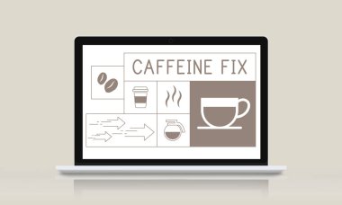 Web tasarım şablonu dizüstü