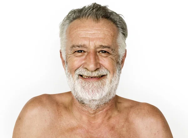 Uśmiechnięty mężczyzna starszy — Zdjęcie stockowe