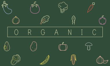 Organik konsepti ile şablonu