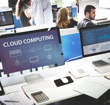 Ofisteki iş adamları 