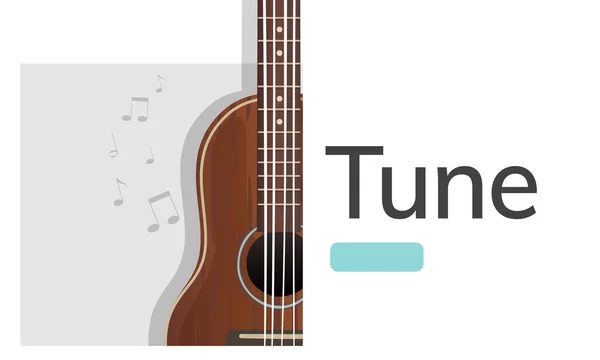 Şablon Tune konsepti ile — Stok fotoğraf