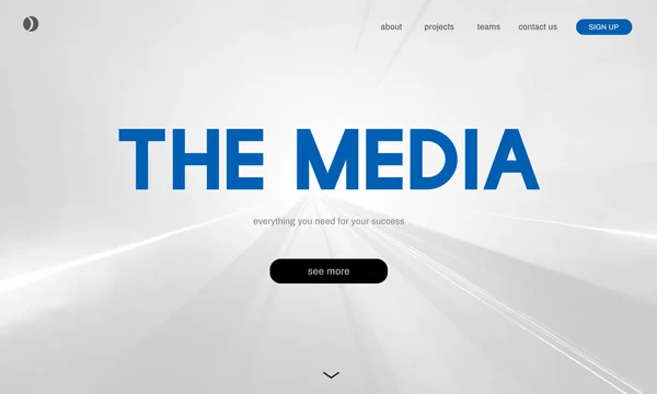 Szablon z Media concept — Zdjęcie stockowe