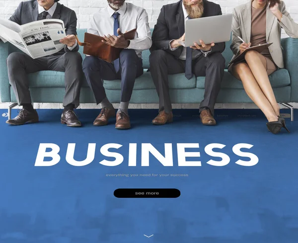 Pessoas de negócios trabalhando — Fotografia de Stock